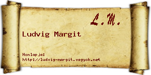 Ludvig Margit névjegykártya