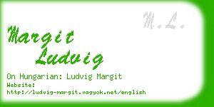 margit ludvig business card